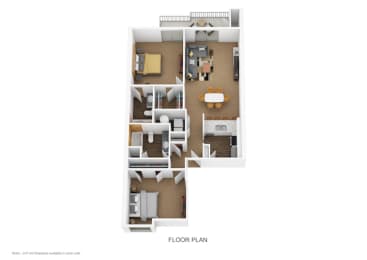 2 beds, 2 baths, 1,160 sqft, $1,655