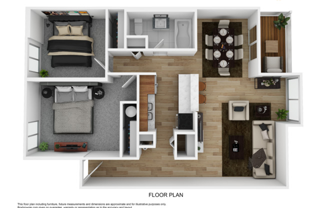 2 beds, 1 bath, 700 sqft, $1,745
