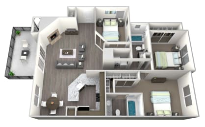 3 beds, 2 baths, 1,220 sqft, $2,799