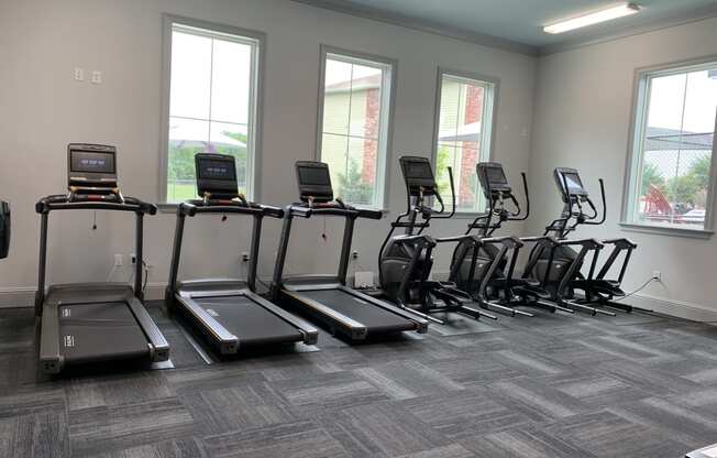 Fitness Center with Cardio Equipment at Canebrake Apartment Homes, Shreveport, 71115