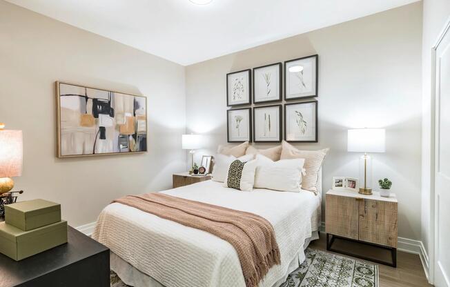 A calm, curated retreat—your guest bedroom or WFH hideaway, designed to do both beautifully.