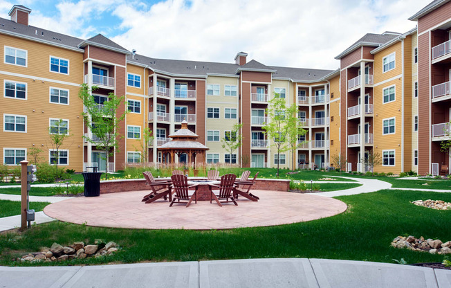 Firepit at Skye at Arbor Lakes Apartments in Maple Grove, MN