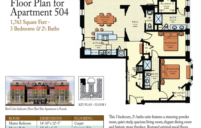 3 beds, 2.5 baths, 1,763 sqft, $2,325