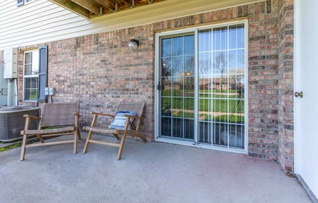 Outdoor Patio at Bexley Village, Indiana
