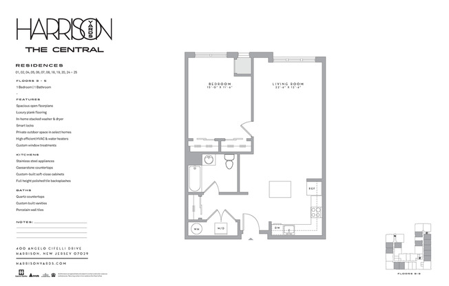 1 bed, 1 bath, 790 sqft, $2,810