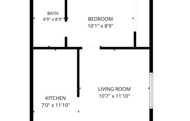 1 bed, 1 bath, $1,725, Unit 626-20