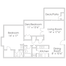 2 beds, 2 baths, 1,150 sqft, $1,317