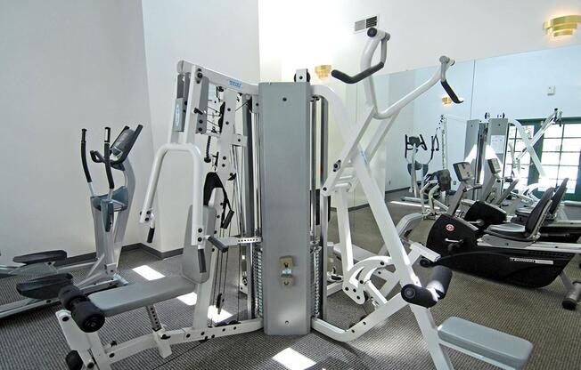 This is the fitness center at Lake Ridge