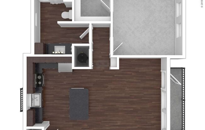 1 bed, 1 bath, 769 sqft, $1,926