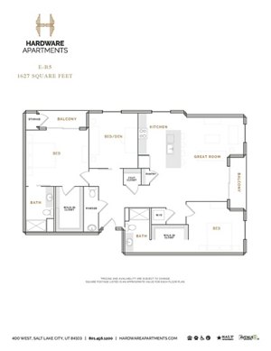 2 beds, 2.5 baths, 1,758 sqft, $5,399