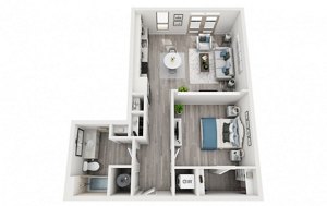 1 bed, 1 bath, 723 sqft, $1,770