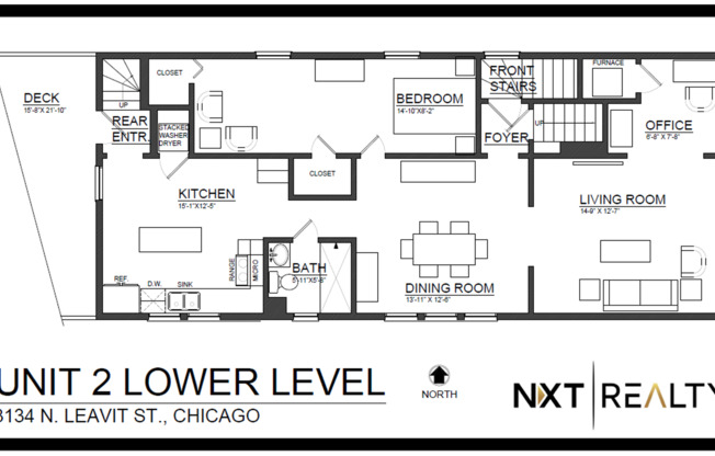 3 beds, 2 baths, 1,875 sqft, $3,050, Unit 2nd Floor