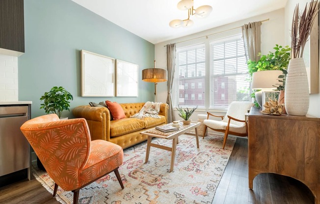 Living Room at The Vale at the Parks, Washington, DC