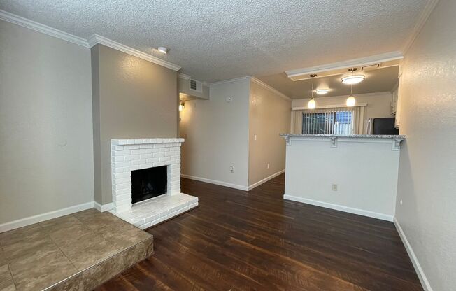 Spacious Downstairs 2 Bed 1 Bath in Gorgeous Gated Community