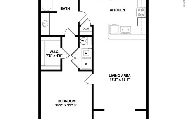 1 bed, 1 bath, 756 sqft, $1,249