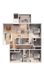 3 beds, 2 baths, 1,212 sqft, $2,089