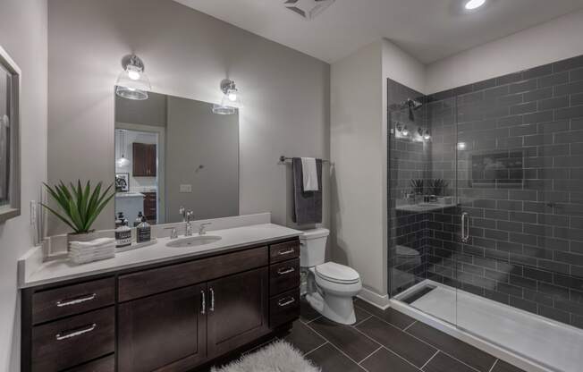 Luxurious Bathroom at Adams Edge Apartments, Ohio, 45202