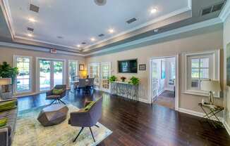 Evergreen Lenox Park Apartments interior lobby