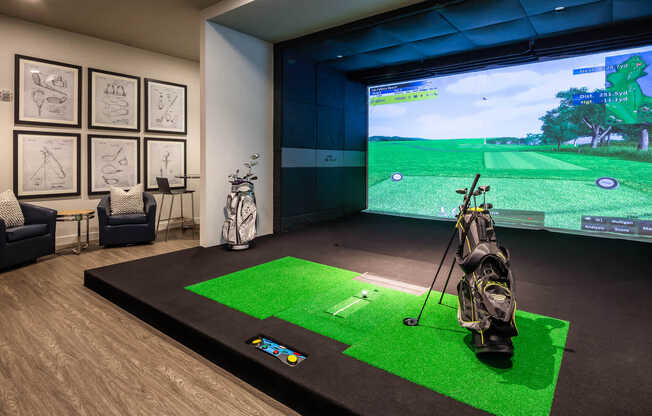 Golf Simulator Room