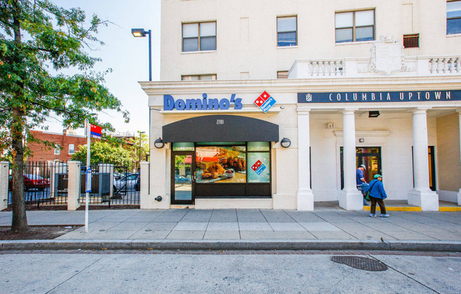 Dominos Exterior View at Columbia Uptown, Washington, 20009