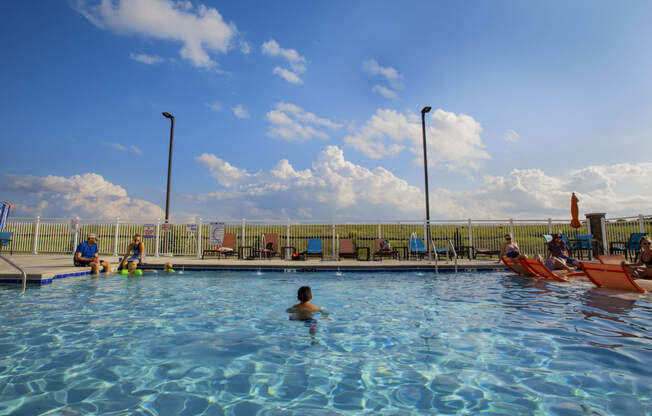 Glimmering Pool at One Glenn Place, Fitchburg