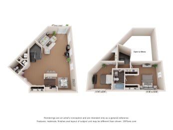 2 beds, 1.5 baths, 1,170 sqft, $2,511