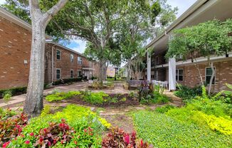 Charming and spacious one bedroom upstairs unit located in the courtyard by Clear Lake. New paint, chair railing in dining and kitchen, new vanity countertop, new refrigerator, dishwasher and stove range which all stay! Large bedroom and new sink faucet a