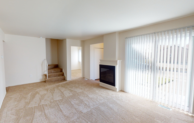 Carpeted Living Room