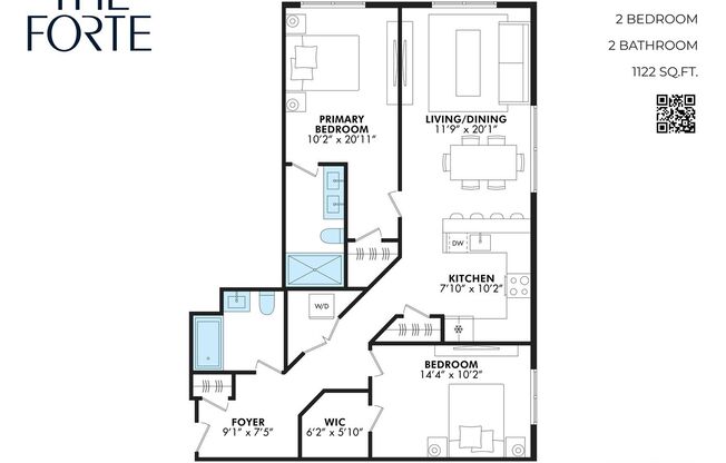 2 beds, 2 baths, 852 sqft, $4,599, Unit APT. 417