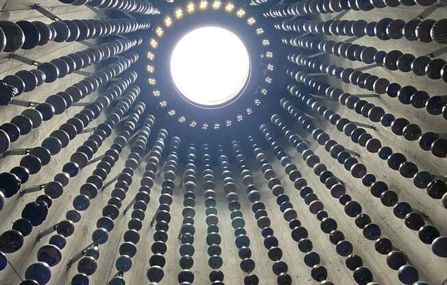 Art installation at Met Park Queen City Arlington at The Millennium, Arlington