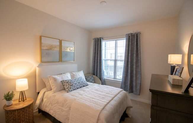 Many of the bedrooms at Penstock Quarter look out over the apartment homes private balcony.