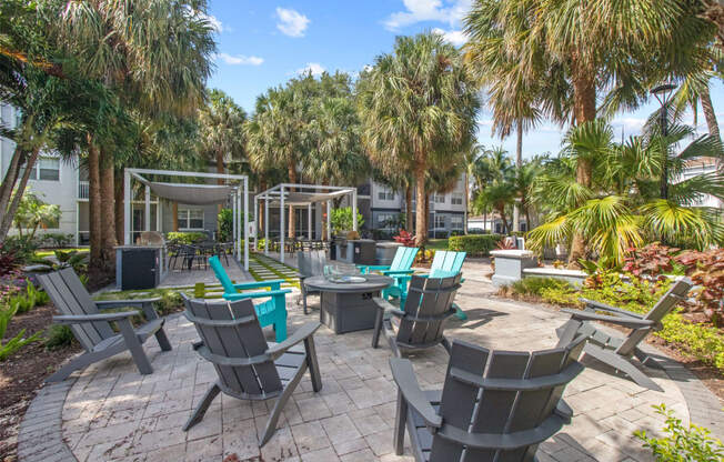 Fire Pit at Verona at Boynton Beach Apartments in Boynton Beach, FL 33426