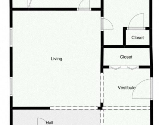 2 beds, 1 bath, 1,500 sqft, $1,680