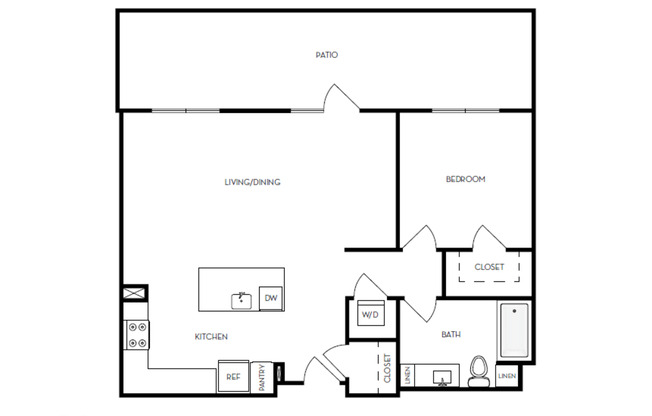 1 bed, 1 bath, 895 sqft, $3,965