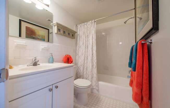 Shower Enclosures at Fairfax Square, Fairfax, Virginia