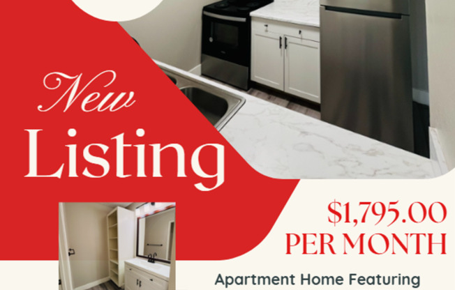 1 bed, 1 bath, 714 sqft, $1,795, Unit 020