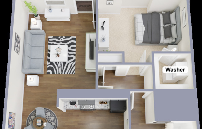 1 bed, 1 bath, 750 sqft, $1,089