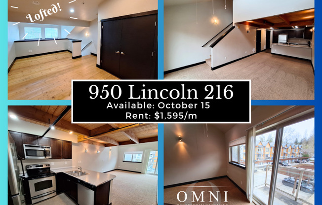 Lofted One Bedroom In Great Location!