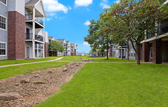 Preserve exterior apartments with view of playground Apartments for rent Springdale AR