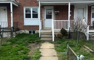 3 Bedroom, 1 Bath Townhouse