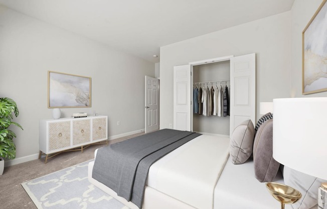 Large Guest Bedroom with Closet