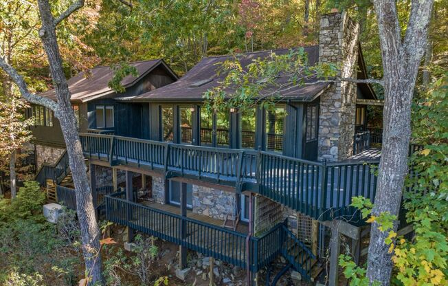 Central AVL - Large Custom Built Home with Views, Decks and Flex Spaces!