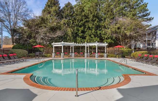 Swimming pool and pool deck