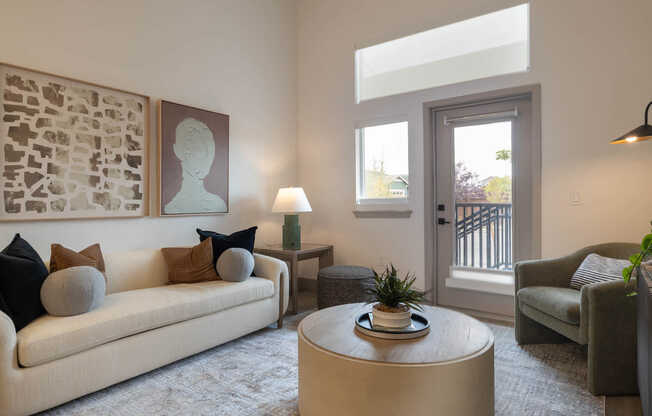 Living Room with Hard Surface Flooring