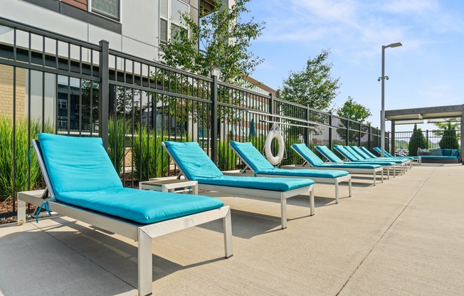 Forte at 84South Pool and Lounge Areas