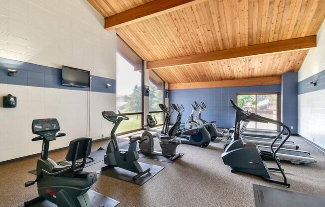 Fitness Center at apartment complex