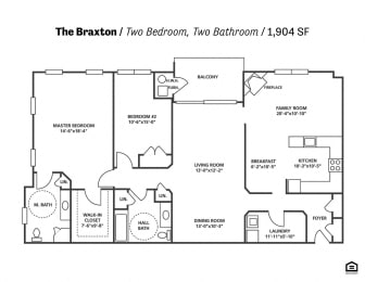 2 beds, 2 baths, 1,904 sqft, $2,361