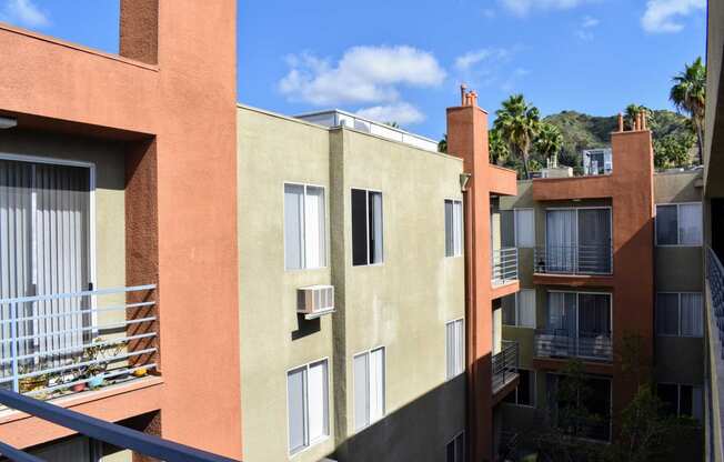 Exterior view of property showing private balcony