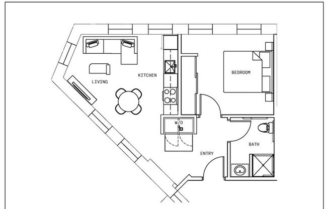 1 bed, 1 bath, 585 sqft, $2,891, Unit 201