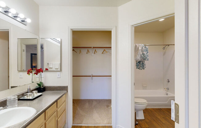 a bathroom with a toilet and a sink